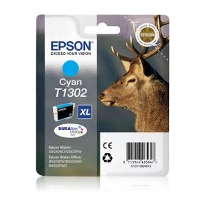 Cartucho EPSON T1302 CYAN ORIGINAL PARA LA IMPRESORA Epson Stylus Office BX620FWD Tinteiros