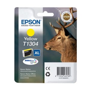 Cartucho EPSON T1304 AMARILLO ORIGINAL PARA LA IMPRESORA Epson WorkForce WF-3530DTWF Tinteiros