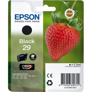 Epson 29 Negro, Cartucho de tinta original PARA LA IMPRESORA Epson Expression Home XP-255 Tinteiros