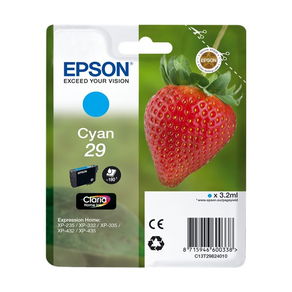 Epson 29 Ciano, Tinteiro original Epson 29 Ciano, Tinteiro original