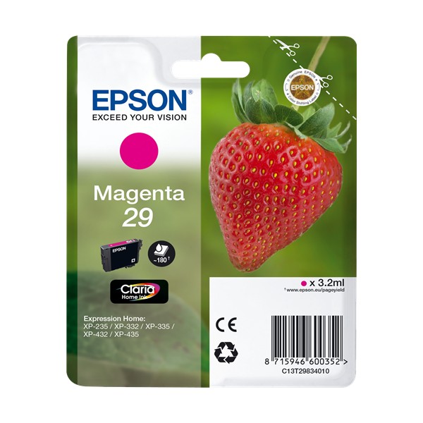 Epson 29 Magenta, Tinteiro original Epson 29 Magenta, Tinteiro original