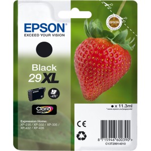 Epson 29XL Negro, Cartucho de tinta original PARA LA IMPRESORA Epson Expression Home XP-255 Tinteiros