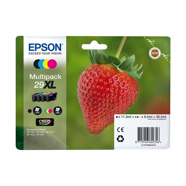 Epson 29XL pack colores, tinteiros original Epson 29XL pack colores, tinteiros original