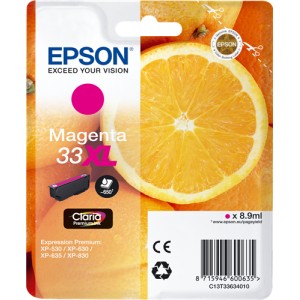 Epson 33XL Magenta, Cartucho de tinta original PARA LA IMPRESORA Epson Expression Premium XP-645 Tinteiros