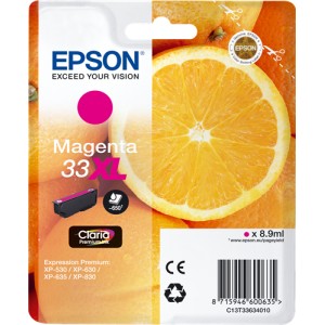 Epson 33XL Magenta, Cartucho de tinta original PARA LA IMPRESORA Epson Expression Premium XP-635 Tinteiros