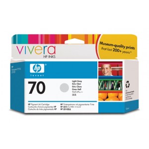 Cartucho de tinta Original HP 70 Gris Claro referencia C9451A de 130ml. PARA LA IMPRESORA HP DesignJet Z2100 Tinteiros