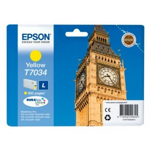 Epson T7034 Original PARA LA IMPRESORA Epson WorkForce Pro WP-4515DN Tinteiros