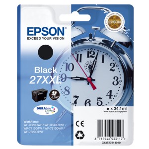 Epson 27xxl negro. T2791 cartucho de tinta original  PARA LA IMPRESORA Epson WorkForce WF-3620DWF Tinteiros