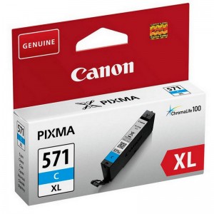 Canon Original CLI-571 Cyan Alta Capacidad PARA LA IMPRESORA Canon Pixma TS8051 Tinteiros