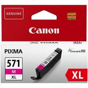 Canon Original CLI-571 Alta Capacidad Magenta PARA LA IMPRESORA Canon Pixma MG7753 Tinteiros