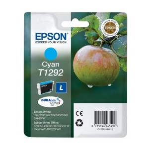 CARTUCHO ORIGINAL EPSON T1292 CYAN PARA LA IMPRESORA Epson WorkForce WF-7525 Tinteiros