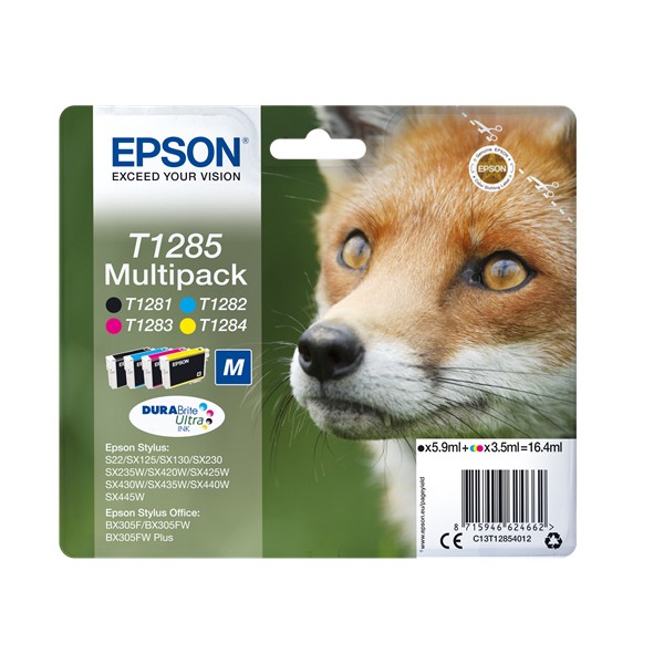 MULTIPACK ORIGINAL EPSON T1285 C13T12854012 MULTIPACK ORIGINAL EPSON T1285 C13T12854012
