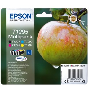 MULTIPACK ORIGINAL EPSON T1295 C13T12954012 PARA LA IMPRESORA Epson Stylus Office BX 305 FW Plus Tinteiros