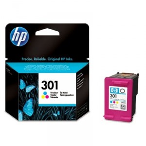 HP 301 COLOR CARTUCHO ORIGINAL PARA LA IMPRESORA HP Envy 5536 e-All-in-One Tinteiros