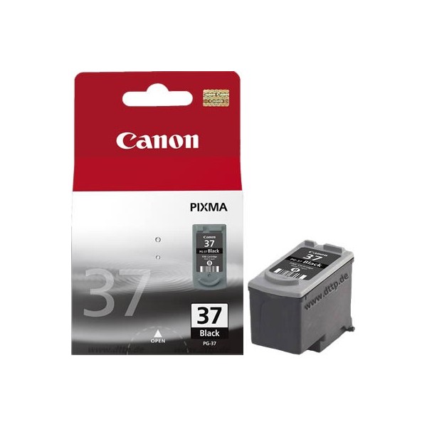 ORIGINAL TINTEIRO CANON PG-37 PRETO ORIGINAL TINTEIRO CANON PG-37 PRETO