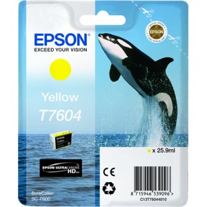Cartucho de tinta original Epson T7603 magenta (vivid) PERTENENCIENTE A LA REFERENCIA Epson T7601/2/3/4/5/6/7/8/9 Tinteiros