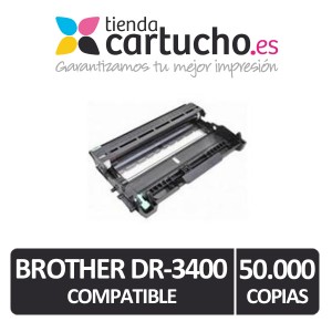 Tambor Brother DR-3400 Compatible PARA LA IMPRESORA Brother MFC-6800 Toner