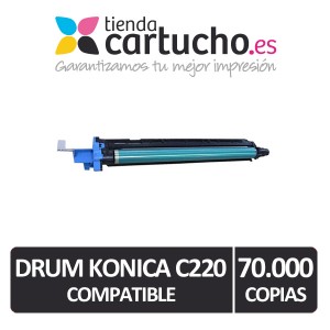 Tambor Konica Minolta C220 Negro compatible PARA LA IMPRESORA Konica Minolta Bizhub C280 Toner