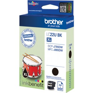 Brother LC22U Negro Original PERTENENCIENTE A LA REFERENCIA Brother LC-22U Tinteiros