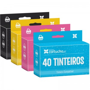 PACK 40 (ESCOLHA CORES) TINTEIROS COMPATÍVEIS CANON PGI-5 CLI-8 PARA LA IMPRESORA Canon Pixma MP610 Tinteiros