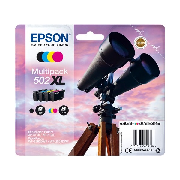 Epson 502XL Multipack Original (C13T02W64010) Epson 502XL Multipack Original (C13T02W64010)