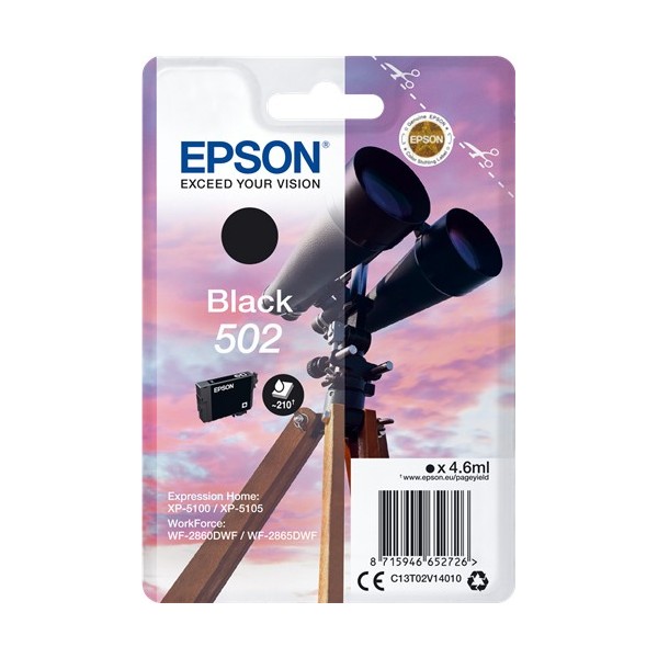 Epson 502 Preto Original (C13T02V14010) Epson 502 Preto Original (C13T02V14010)