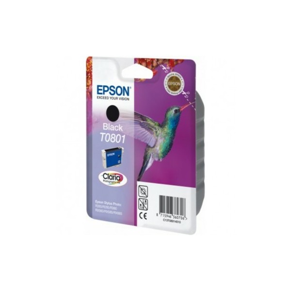 Tinteiro Epson T0801 Preto Original Tinteiro Epson T0801 Preto Original