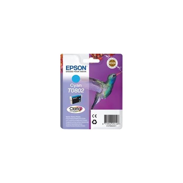 Tinteiro Epson T0802 Amarelo Original Tinteiro Epson T0802 Amarelo Original