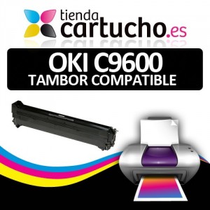 TAMBOR NEGRO OKI COMPATIBLE C9600 PERTENENCIENTE A LA REFERENCIA TAMBOR OKI COMPATIBLE C9600