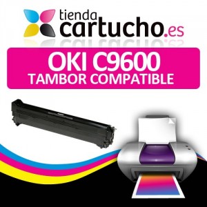 TAMBOR NEGRO OKI COMPATIBLE C9600 PERTENENCIENTE A LA REFERENCIA TAMBOR OKI COMPATIBLE C9600