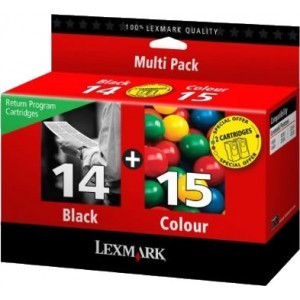PACK LEXMARK Nº14/15 ORIGINAL PARA LA IMPRESORA Lexmark X2630 Tinteiros