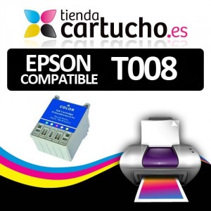 CARTUCHO COMPATIBLE EPSON T008 PARA LA IMPRESORA Epson  Stylus Photo 915 Tinteiros