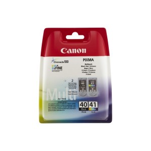 PACK CANON PG40+CL41 ORIGINAL PERTENENCIENTE A LA REFERENCIA Canon PG40 / CL41 Tinteiros