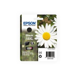 ORIGINAL EPSON 18XL NEGRO, para impresoras Expression Home XP-102, XP-202, XP-205, XP-30, XP-302 PARA LA IMPRESORA Epson Expression Home XP-205 Tinteiros