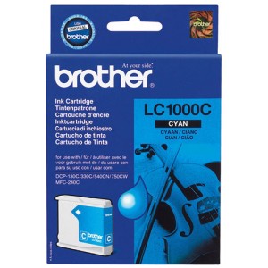 Brother LC-1000 cian cartucho de tinta original. PARA LA IMPRESORA Brother DCP-350C Tinteiros