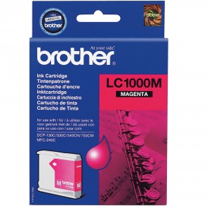 Brother LC-1000 magenta cartucho de tinta original. PARA LA IMPRESORA Brother DCP-353C Tinteiros