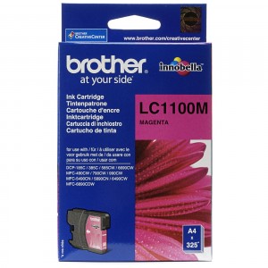 Brother LC1100 magenta cartucho de tinta original. PARA LA IMPRESORA Brother DCP-383C Tinteiros