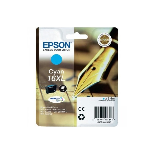 EPSON 16XL CIANO ORIGINAL ref. T1632 EPSON 16XL CIANO ORIGINAL ref. T1632