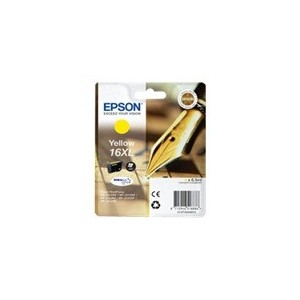 EPSON 16XL AMARILLO Original ref. T1634 para impresoras Epson WorkForce WF-2010W, WF-2510, WF-2520NF,  WF-2530WF,  WF-2540WF PARA LA IMPRESORA Epson WorkForce WF-2760DWF Tinteiros