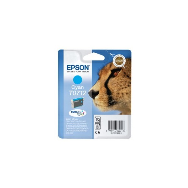 Tinteiro Epson T0712 CIANO ORIGINAL Tinteiro Epson T0712 CIANO ORIGINAL