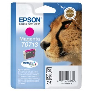 Cartucho EPSON 713 MAGENTA ORIGINAL PARA LA IMPRESORA Epson Stylus DX7450 Tinteiros