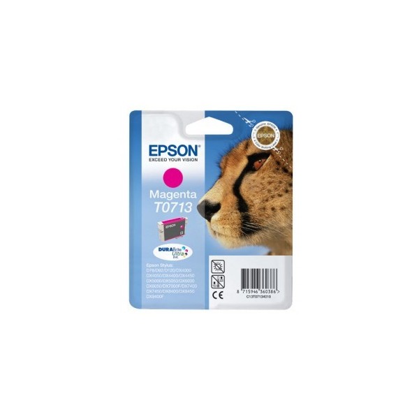 Tinteiro Epson T0713 MAGENTA ORIGINAL Tinteiro Epson T0713 MAGENTA ORIGINAL