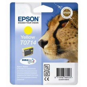 Cartucho EPSON 714 AMARILLO ORIGINAL PARA LA IMPRESORA Epson Stylus DX7450 Tinteiros