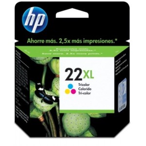 Cartucho HP 22XL ORIGINAL PARA LA IMPRESORA HP Deskjet D1558 Tinteiros