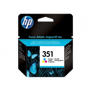 Cartucho ORIGINAL HP 351 TRICOLOR PARA LA IMPRESORA HP OfficeJet J5785 Tinteiros