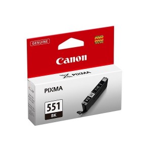 Cartucho ORIGINAL CANON CLI 551 NEGRO para impresoras PIXMA iP7250 / MG5450 / MG6350 PARA LA IMPRESORA Canon Pixma MG6450 All-in-One Tinteiros