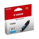 Cartucho ORIGINAL CANON CLI 551 CYAN para impresoras PIXMA iP7250 / MG5450 / MG6350