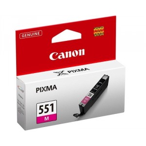 Cartucho ORIGINAL CANON CLI 551 MAGENTA para impresoras PIXMA iP7250 / MG5450 / MG6350 PERTENENCIENTE A LA REFERENCIA Canon PGI550 / CLI551 / PGI550XL / CLI551XL Tinteiros