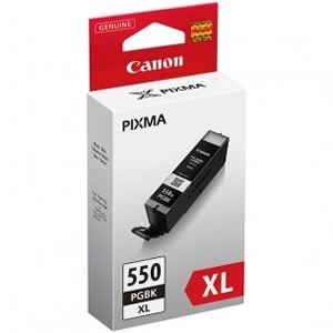 Cartucho ORIGINAL CANON PG550XL NEGRO para impresoras PIXMA iP7250 / MG5450 / MG6350 PERTENENCIENTE A LA REFERENCIA Canon PGI550 / CLI551 / PGI550XL / CLI551XL Tinteiros