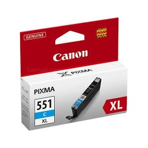 Cartucho ORIGINAL CANON CLI 551XL CYAN para impresoras PIXMA iP7250 / MG5450 / MG6350 PARA LA IMPRESORA Canon Pixma MG5550 All-in-One Tinteiros